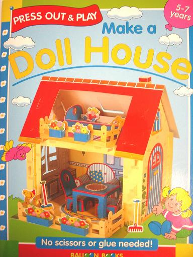 【Make a Doll House】お家をつくろう!!ペーパークラフトBOOK!!