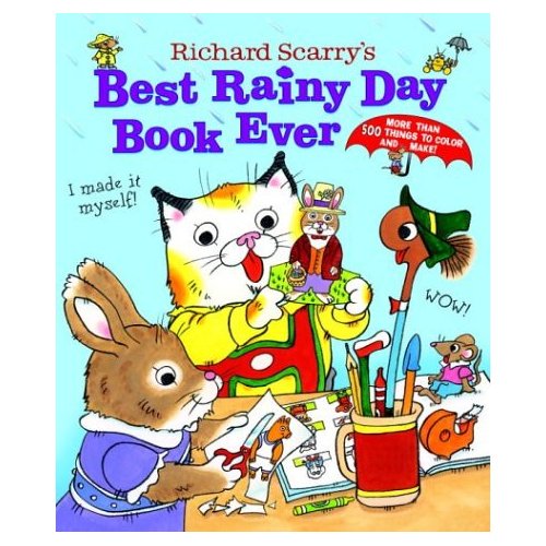 人気【Richard Scarry's Best Rainy Day Book Ever】アクティビティBOOK