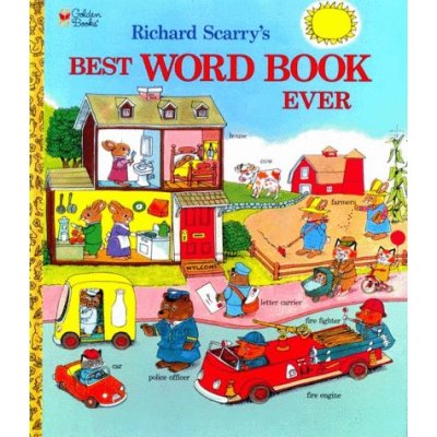 人気【Richard Scarry's Best Word Book Ever】約41のテーマの大きめ絵辞典