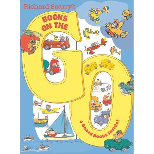 人気【Richard Scarry's Books on the Go】乗り物ボードブックが4冊!!