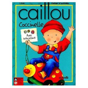 画像: 【フランス語スティッカー付アクティビティBOOK-カユウCaillou-Coccinelle】