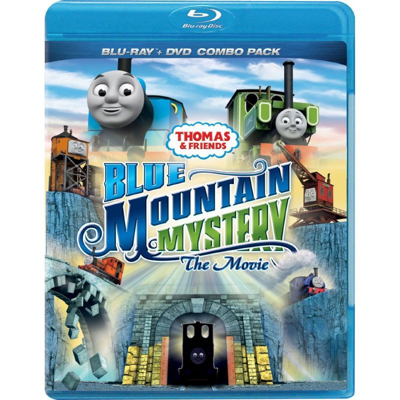画像1: きかんしゃトーマス英語フランス語スペイン語BLU-RAY＋DVD☆Thomas & Friends☆Blue Mountain Mystery The Movie