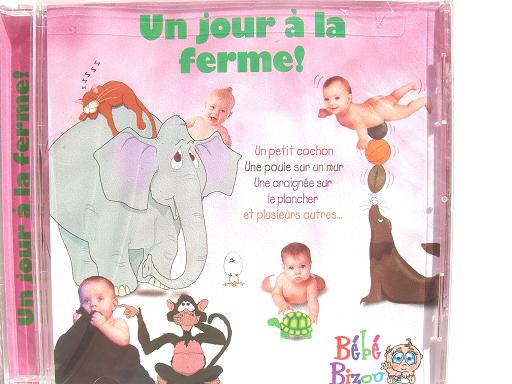 画像1: 【赤ちゃんのフランス語♪歌ＣＤ♪Un jour a la ferme!】