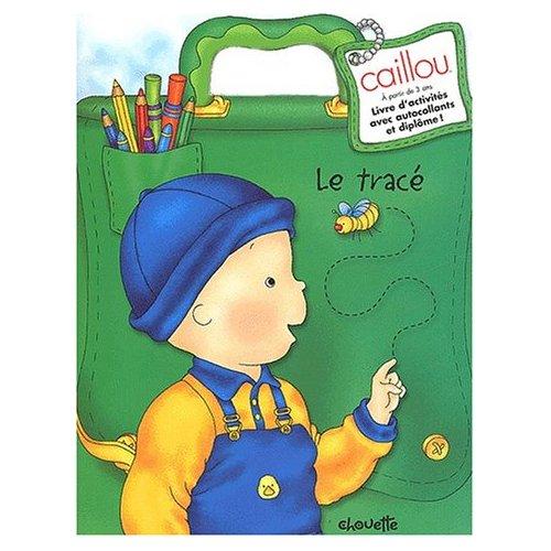 画像1: 【フランス語スティッカー付アクティビティBOOK-カユウCaillou-Le trace】