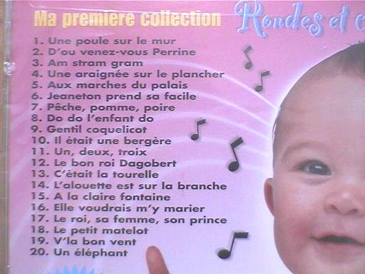 画像: 【赤ちゃんのフランス語♪歌ＣＤ♪Rondes et chansons】