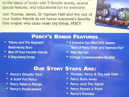 画像: きかんしゃトーマス英語DVD☆Best of Percy