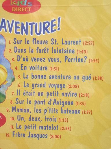 画像: 【フランス語♪歌ＣＤ♪Partons a l'aventure!】お子様に◎